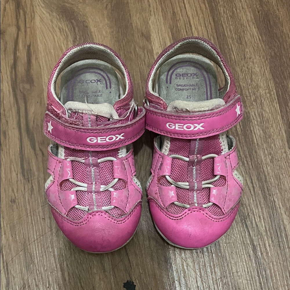 Geox Fuchsia Kids Sneakers